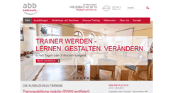 Desktop Screenshot of abb-seminare.de